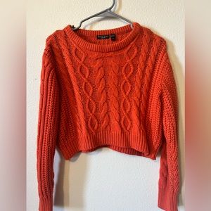 Orange Brave Soul Knit Sweater